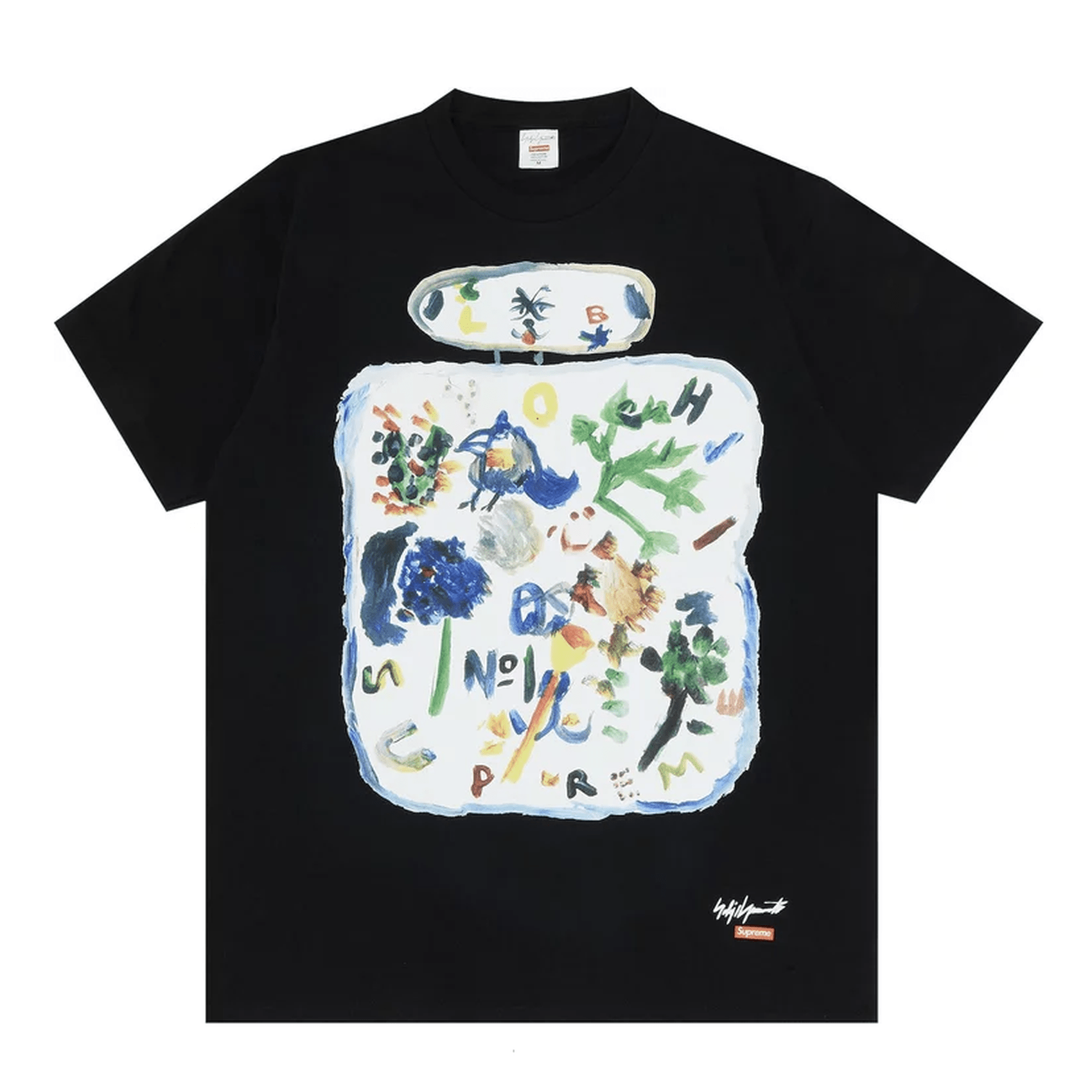 Supreme Yohji Yamamoto Scribble Portrait Tee 2024 Supreme Yoji