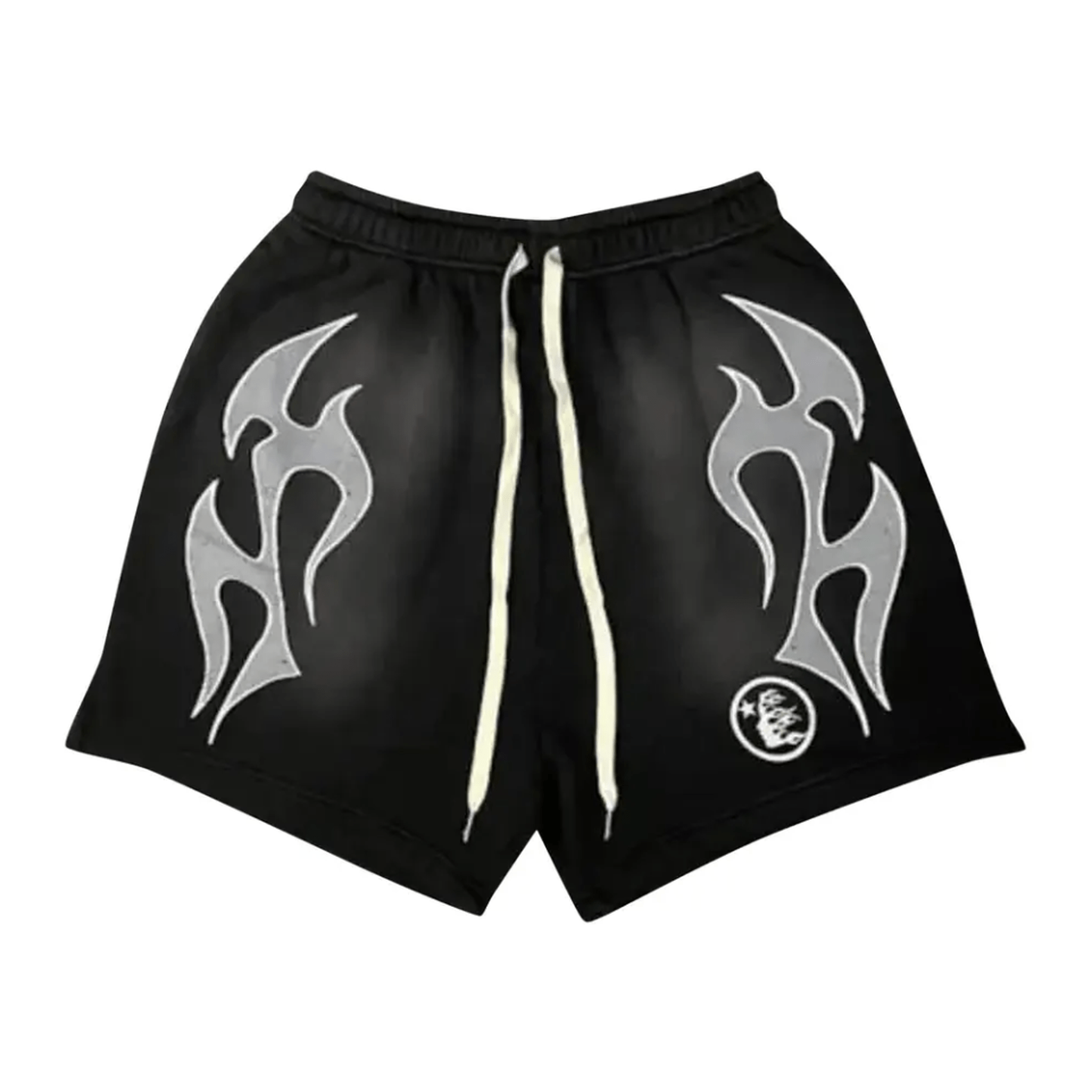 Hellstar Shorts 'Flame' Black/Grey – A Sneaker City