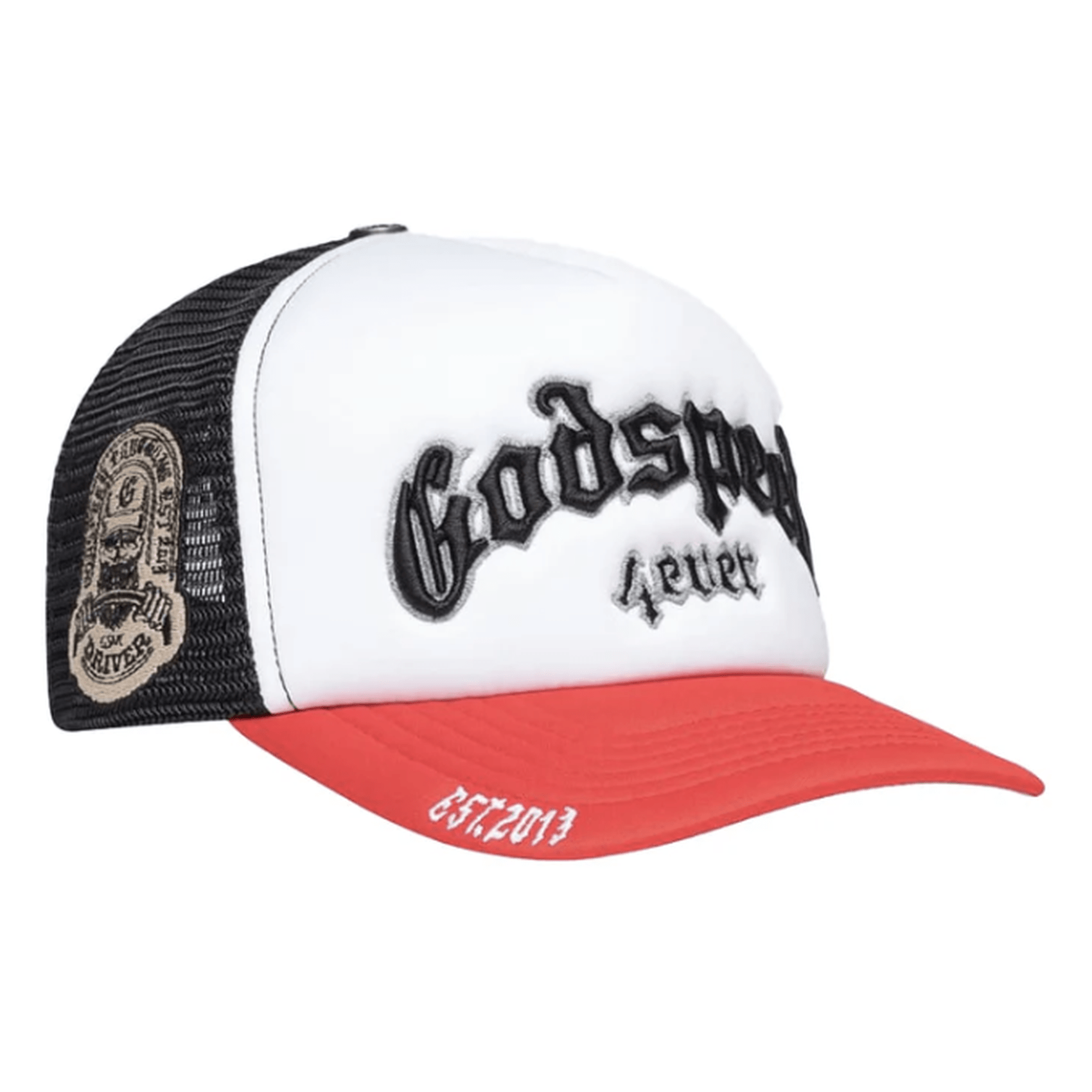 Godspeed black/white foam trucker hat – A Sneaker City