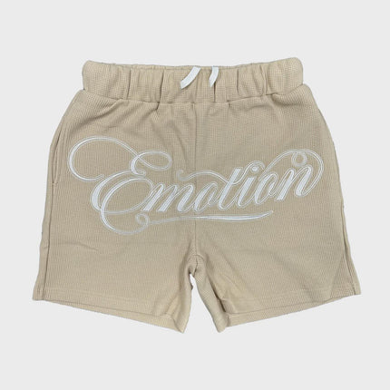 Mixed Emotion Signature Shorts 'Cream'