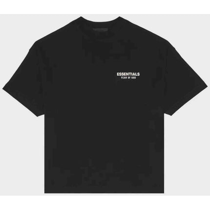 Fear of God Essentials Jersey Crewneck Tee 'Black/White'