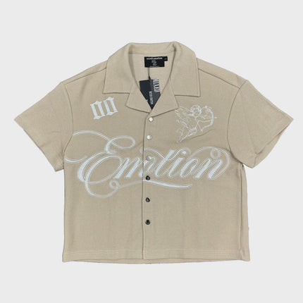 Mixed Emotion Signature Button Up 'Cream'