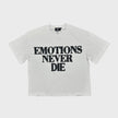 Mixed Emotion 'End Rhinestone Tee' (White)