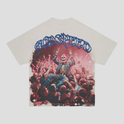 Godspeed 'Crowd Surf' White Tee