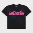 Hellstar Gel Sport Logo T-Shirt 'Black/Pink'
