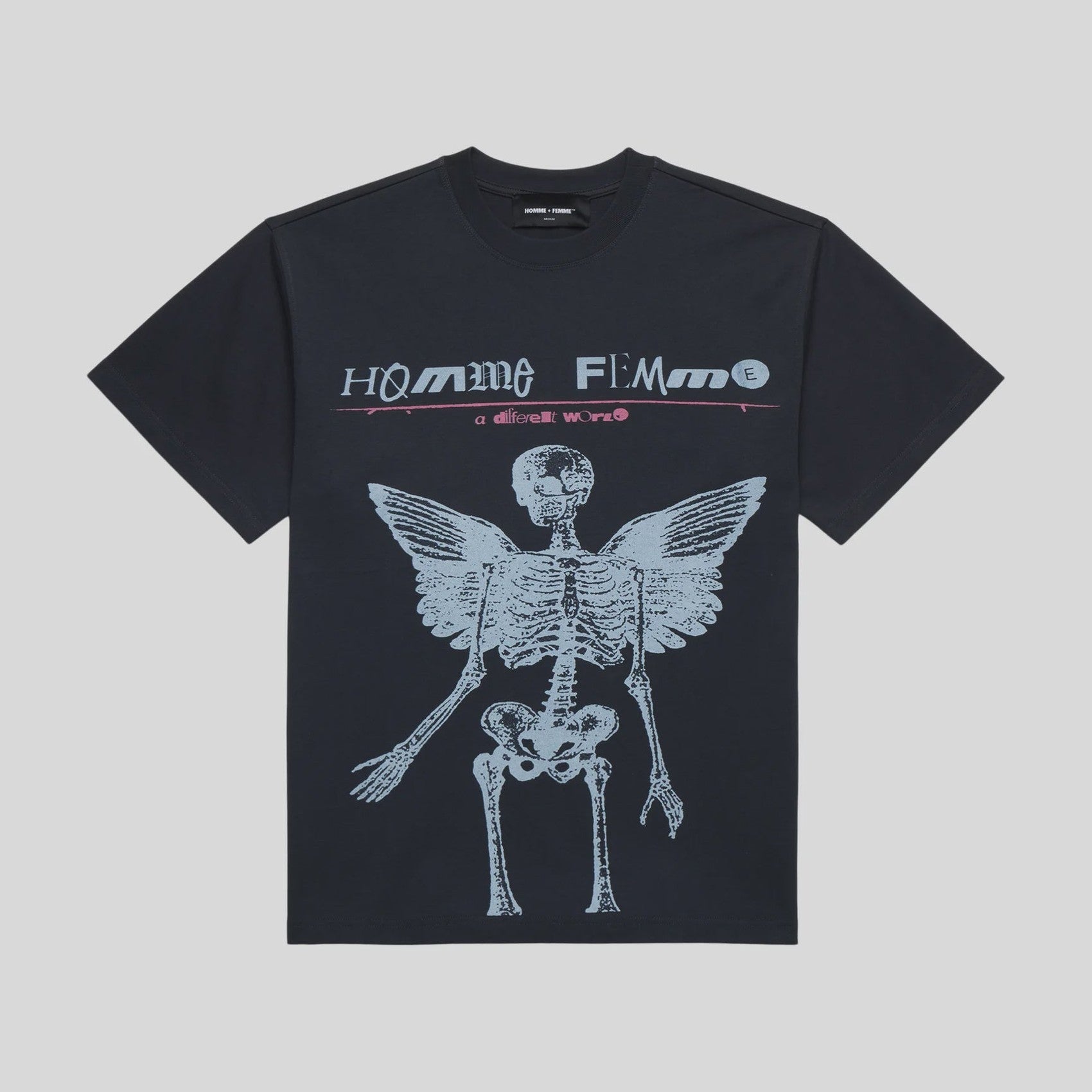 Homme Femme Circle Of Life Tee Black