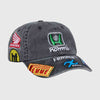 Homme Femme Club Racing Hat Black
