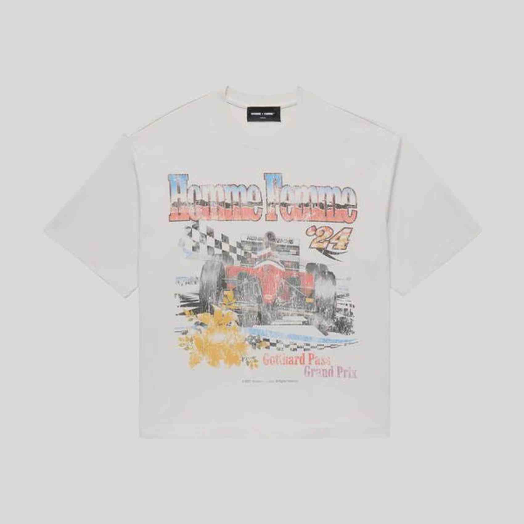 Homme Femme Swiss Racking Cropped Tee