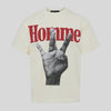 Homme Femme Twisted Fingers Tee Cream With Red