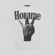 Homme Femme Twisted Fingers Tee White Black