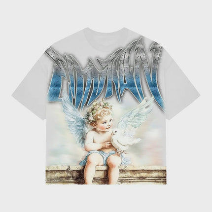Mixed Emotions 'Dove' Rhinestone Tee