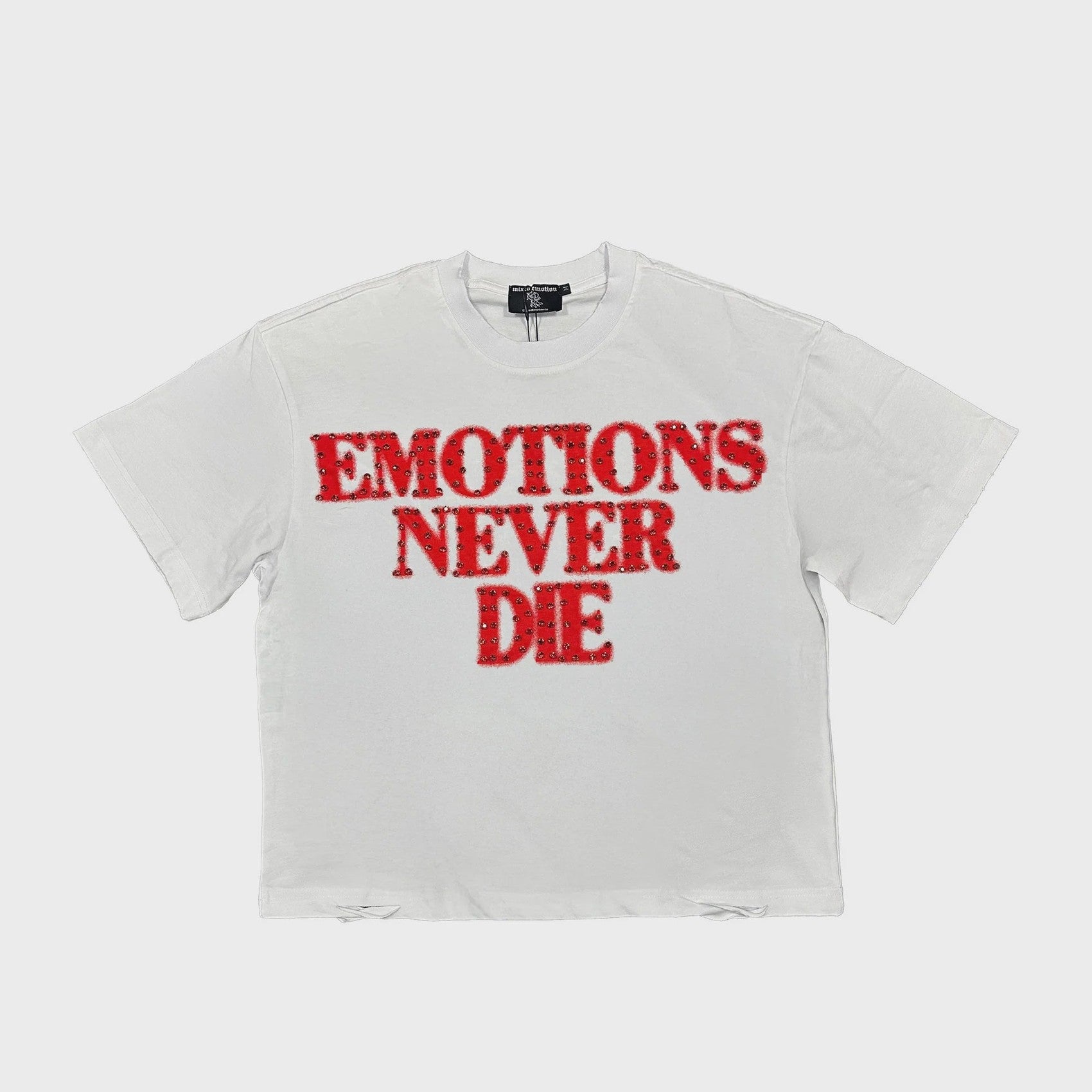Mixed Emotion 'End Rhinestone Tee' (Red)