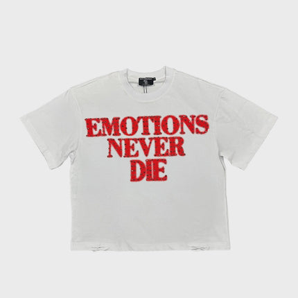 Mixed Emotion 'End Rhinestone Tee' (Red)