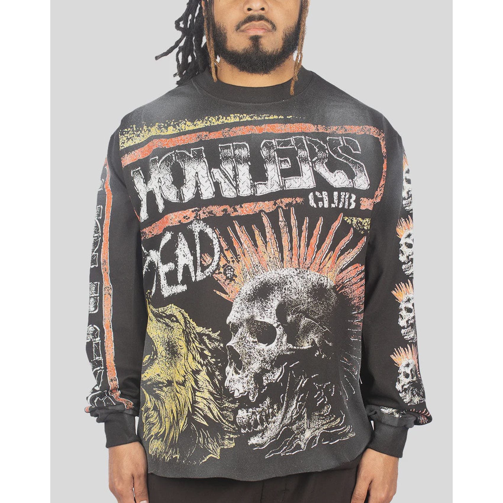 Howlers Club Not Dead L/S 'Black'