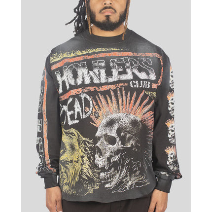 Howlers Club Not Dead L/S 'Black'