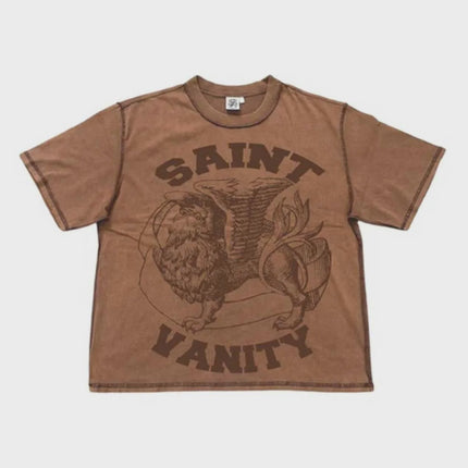 Saint Vanity Brown 'Griffin' Tee