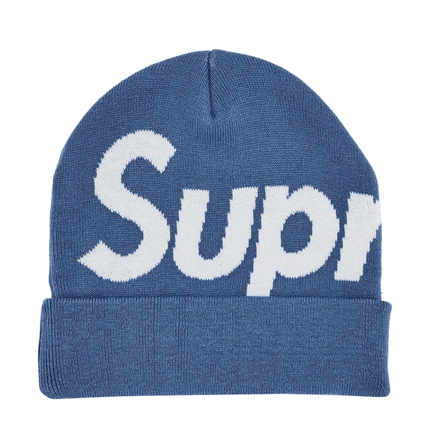 Supreme Big Logo Beanie 'Slate'