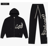 Godspeed  OG Logo Sweatsuit V2 Black/ Bone Rhinestone