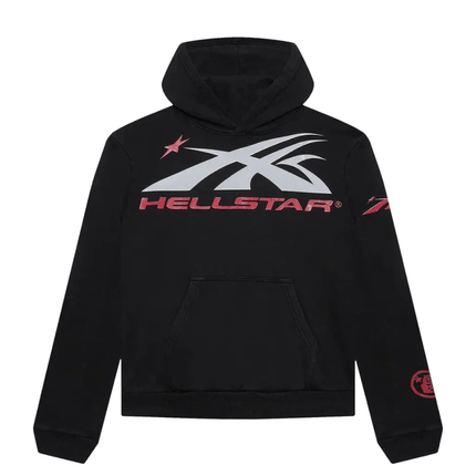 Hellstar Sport Gel Logo Hoodie ' Black / Red '