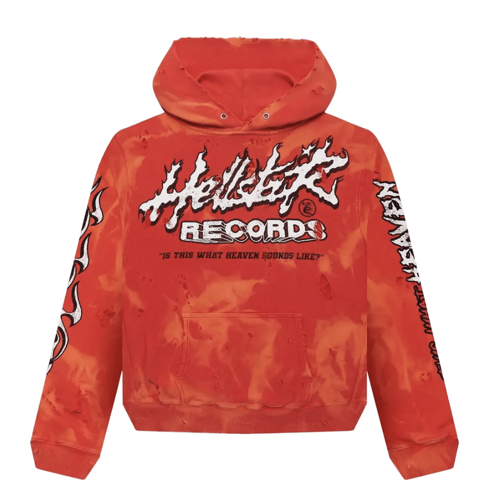 Hellstar Records Pullover Hoodie Lava