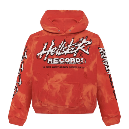 Hellstar Records Pullover Hoodie Lava