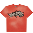 Hellstar Crack Print T-Shirt 'Red'