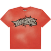 Hellstar Crack Print T-Shirt 'Red'