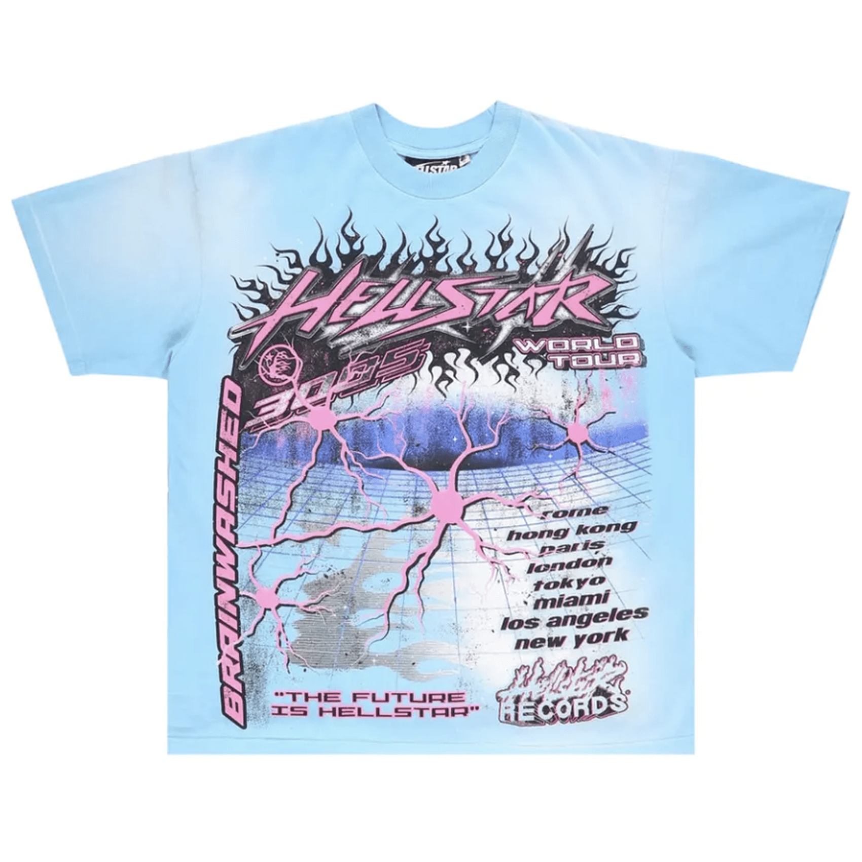 Hellstar Neuron T-Shirt 'Light Blue'
