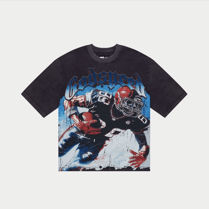 Godspeed Endzone T-Shirt Navy Wash