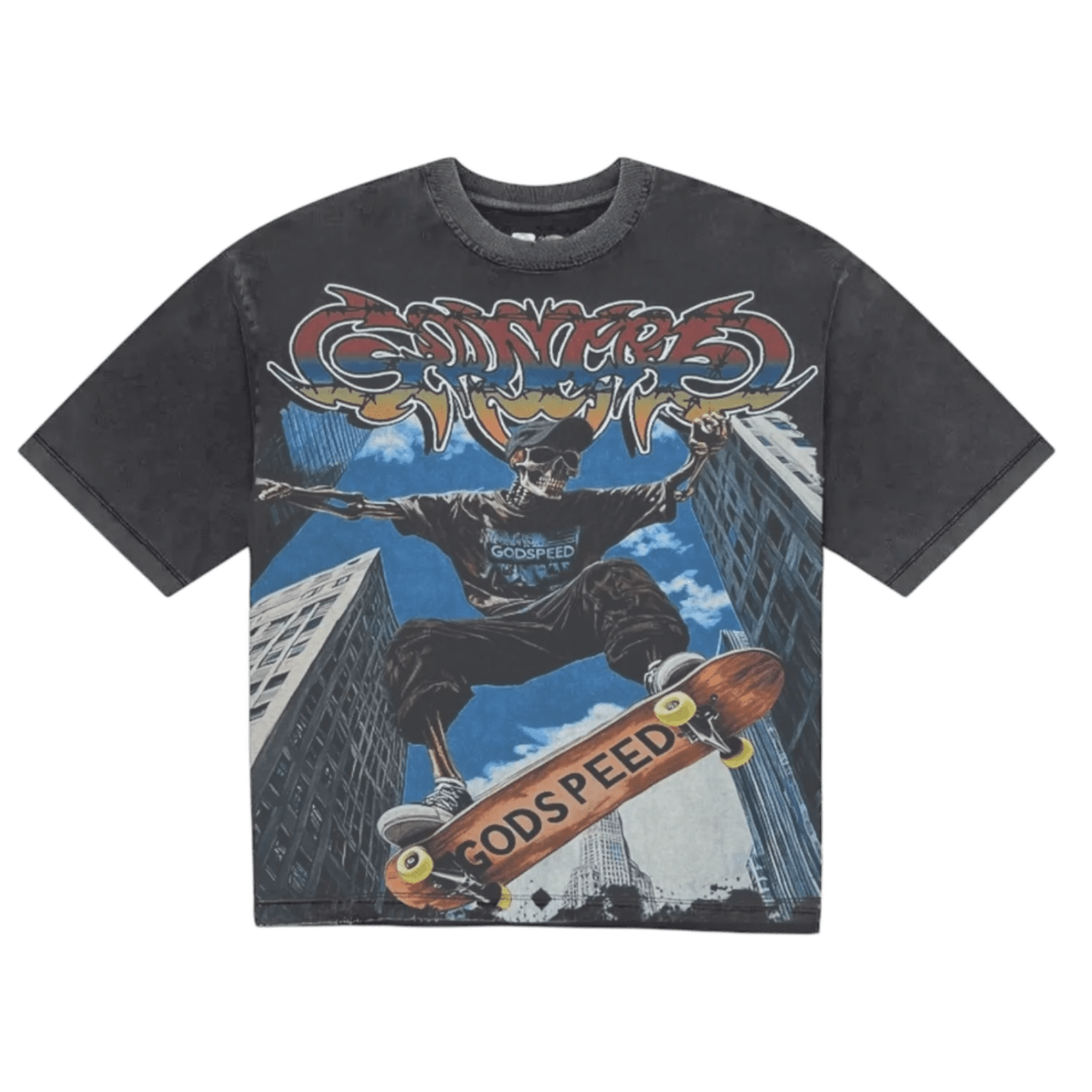 Godspeed 'Ollie' T- Shirt Black wash