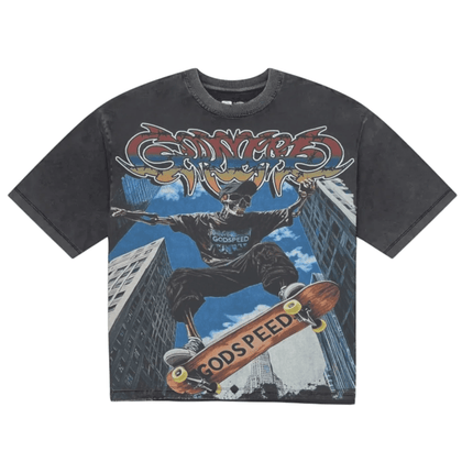 Godspeed 'Ollie' T- Shirt Black wash