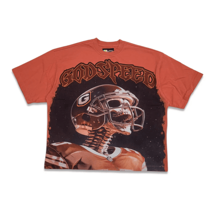 Godspeed Morale T-Shirt 'Lava Red Wash'