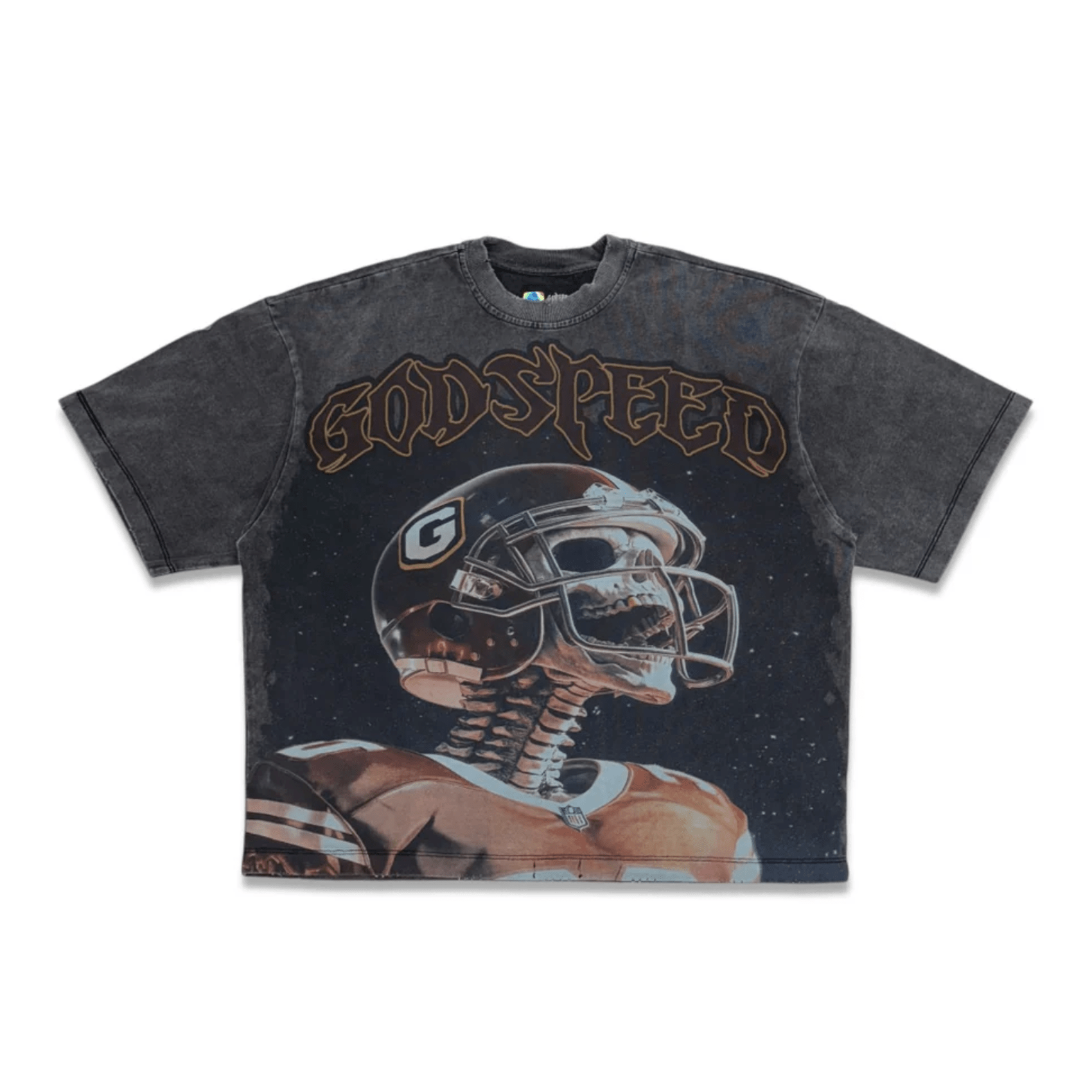Godspeed Morale T- Shirt 'Grey Wash'