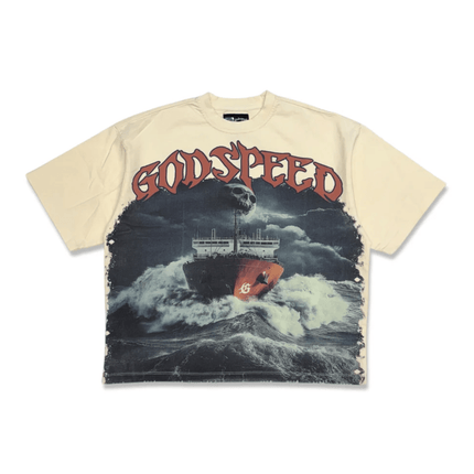 Godspeed Sailing T-Shirt 'Bone'