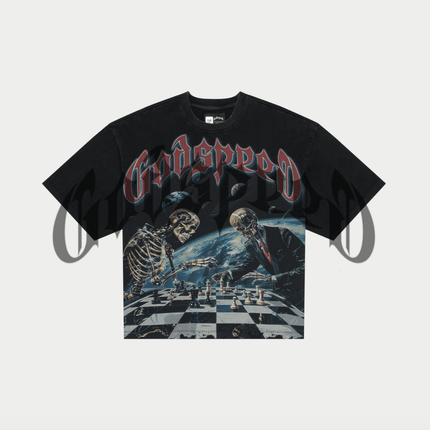 Godspeed 'Checkmate' T-Shirt Black Wash