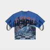 Godspeed 'Checkmate' T-Shirt Blue Wash