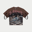 Godspeed 'Checkmate' T-Shirt Brown