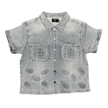 Mixed Emotion 'Paisley' Denim Blue Shirt
