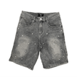 Mixed Emotion 'Paisley' Denim Black Shorts