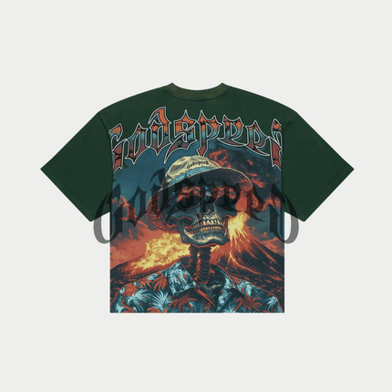 Godspeed Natural Disaster Forrest Green T-Shirt