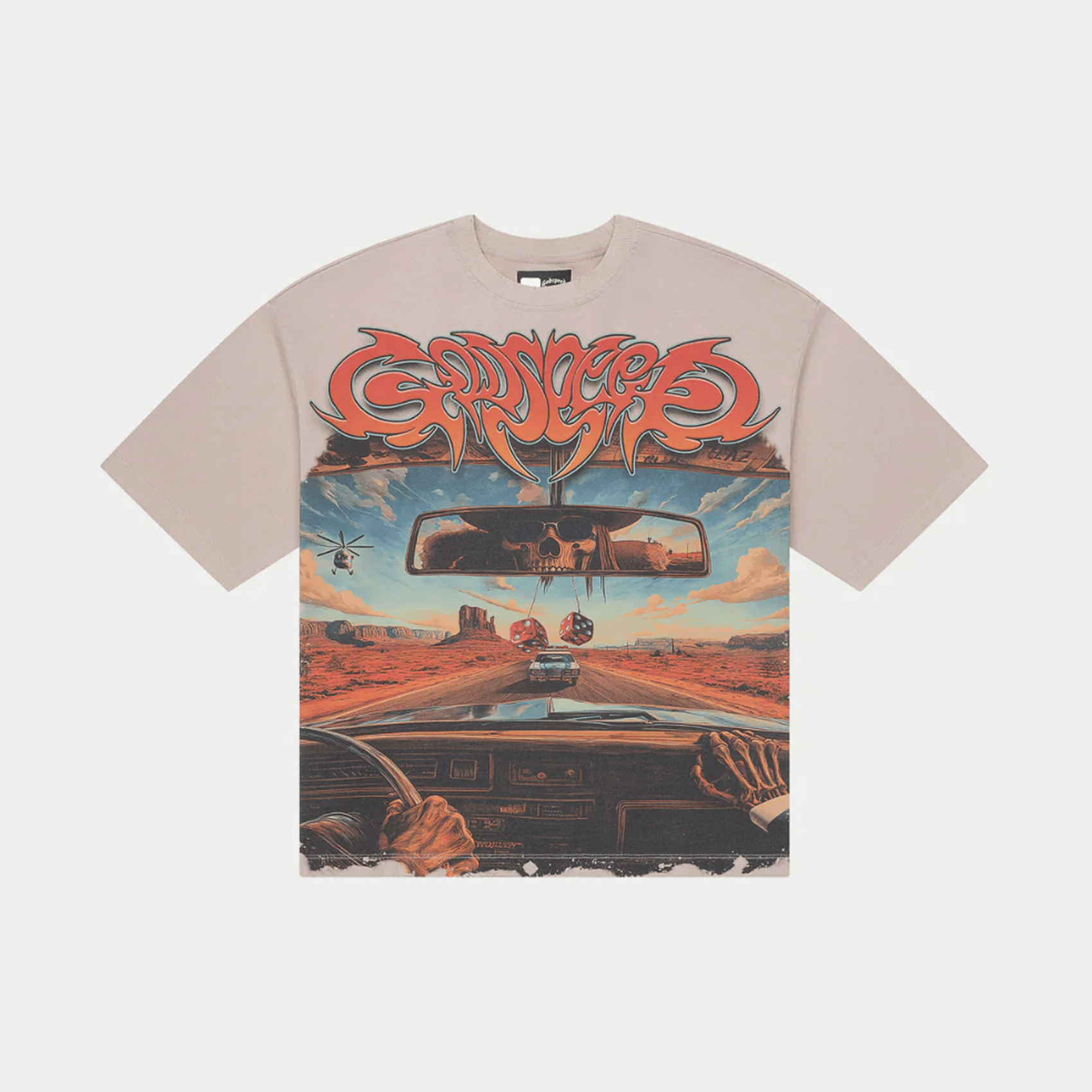Godspeed On The Run T-Shirt Stone Wash
