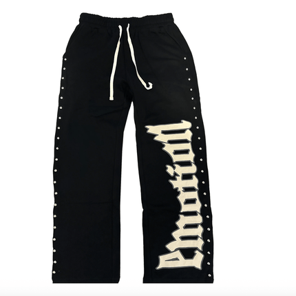 Mixed Emotion Black Crown Sweat Pants
