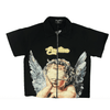 Mixed Emotion 'Blinded Zip Up Shirt'
