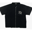 Mixed Emotion 'Me Rhinestone Nylon Zip Up Shirt'