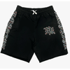 Mixed Emotion 'Me Rhinestone Nylon Shorts'