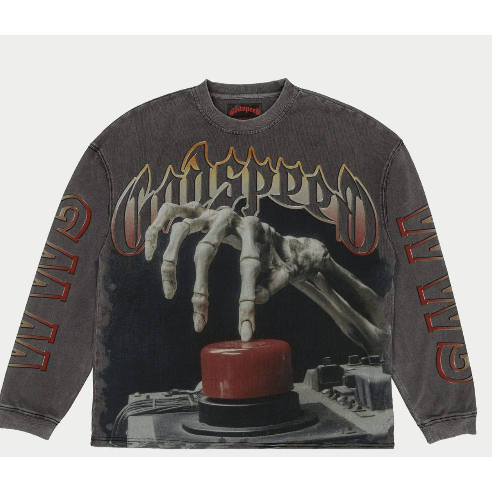 Godspeed 'Code Red' LS (Grey Wash)