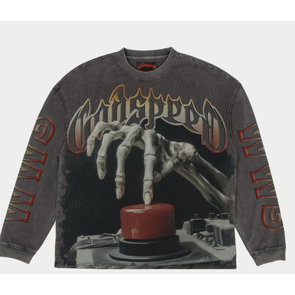 Godspeed 'Code Red' LS (Grey Wash)