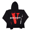 Vlone x Palm Angels Hoodie Black/Red