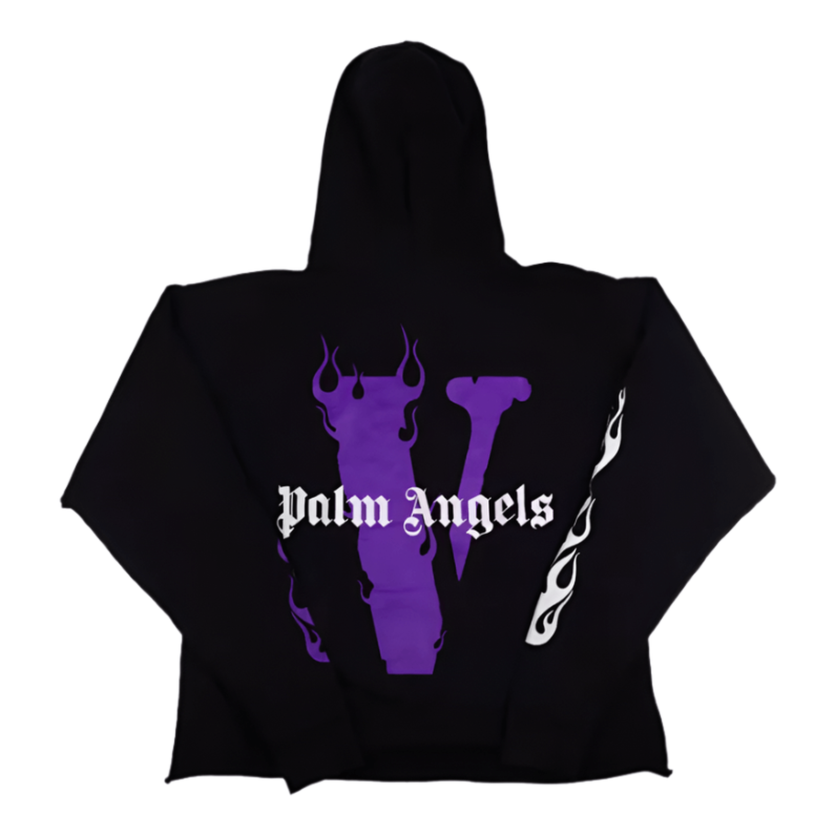 Vlone x Palm Angels Hoodie Black/Purple