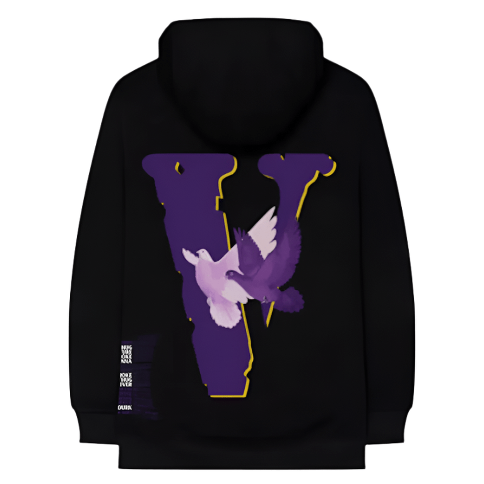 Nav x Vlone Doves Hoodie Black